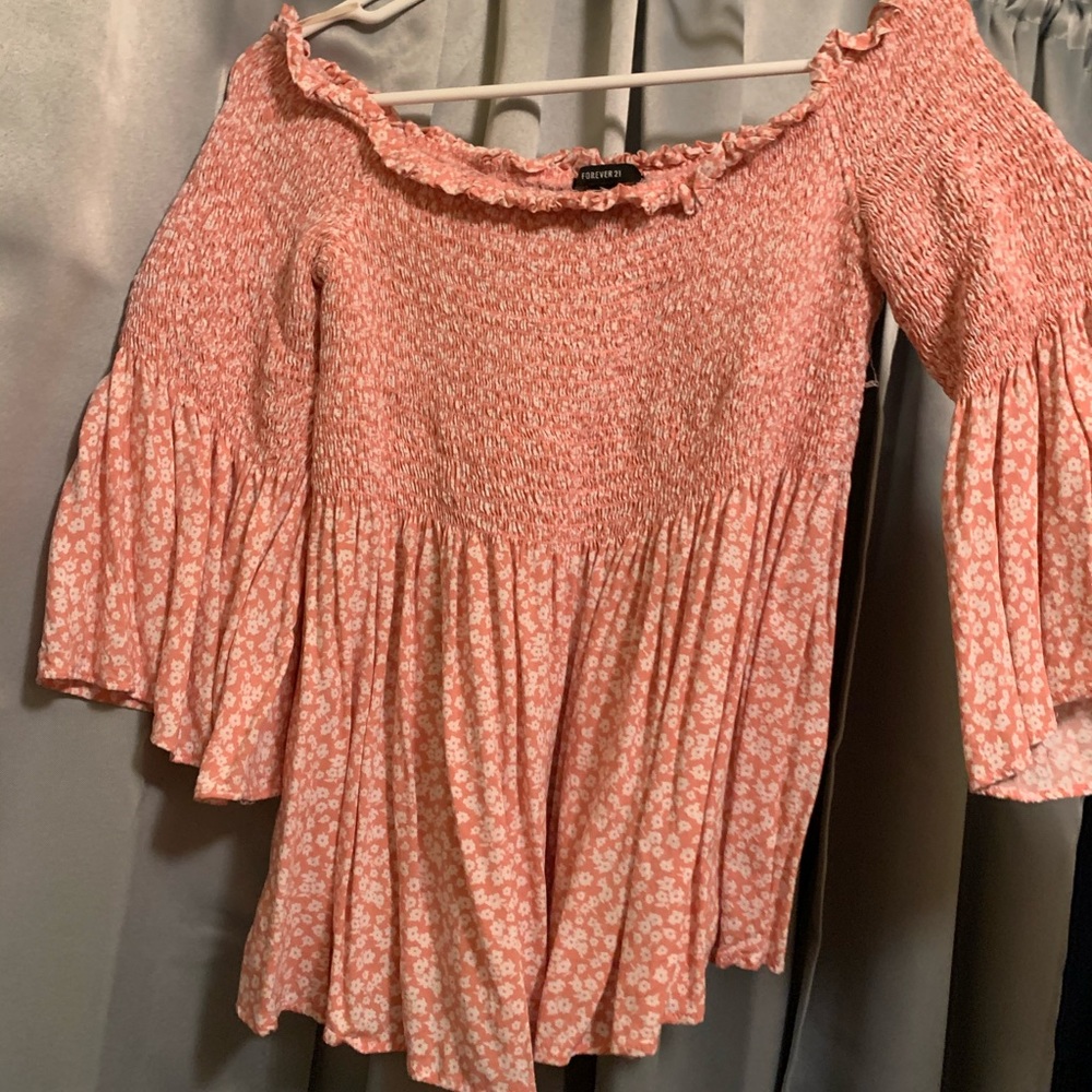 Cute Pink Ruched Top